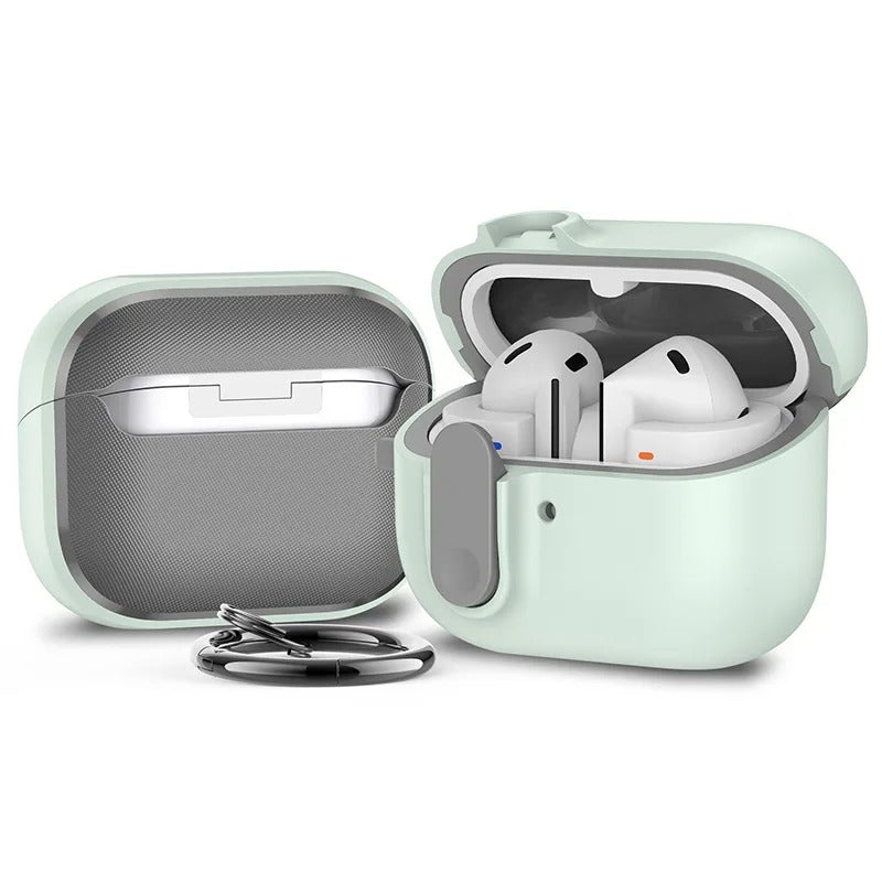 Samsung Galaxy Buds 3 Pro Clear Case | Carabiner & Cleaner Kit Transparent TPU Protective Cover